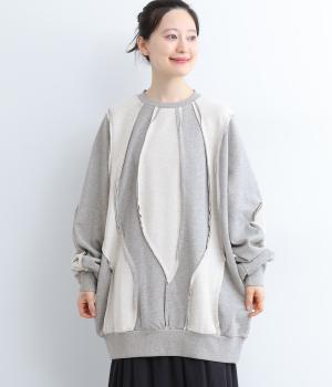 コットンリバーストレーナースウェットシャツ(グレー-ONESIZE)