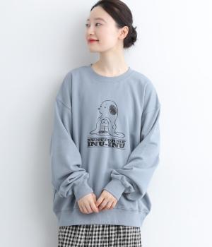 コットンobakeinuプリントスウェットシャツ