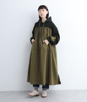 ドッキングワンピースドレス(ブラック-1)