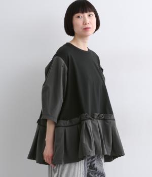 チェンジフリルTシャツ(ブラック-2)