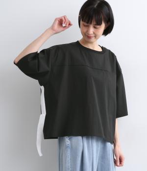 サイドテープTシャツ(ブラック-2)