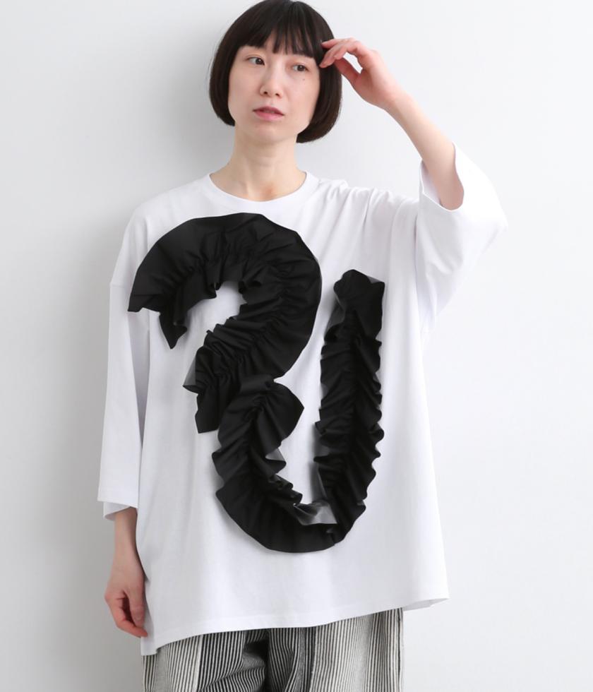 ビックフリルTシャツ