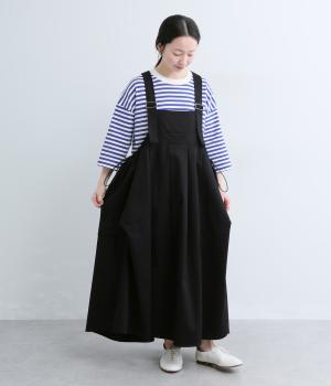 ドロストジャンパースカート(ブラック-2)