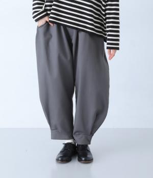 ヘムタックカーブパンツ(チャコール-1)