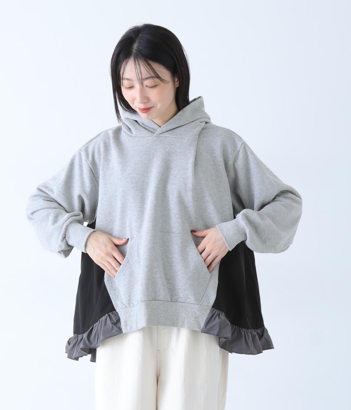 ミックスフリルパーカー｜nunuforme（ヌヌフォルム）の商品詳細