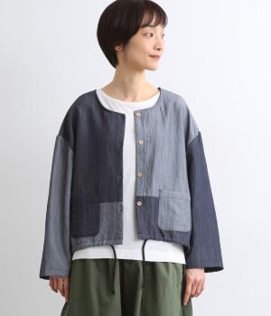 切替シャツジャケット