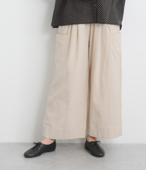 ワッシャーコットン フィッシャーマンパンツ(サンド-ONESIZE)