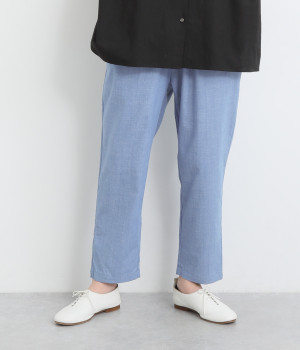 ライトデニム テーパードパンツ(ライトブルー-ONESIZE)