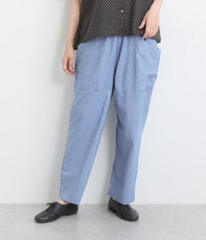 ライトデニム ガーデンパンツ(ライトブルー-ONESIZE)