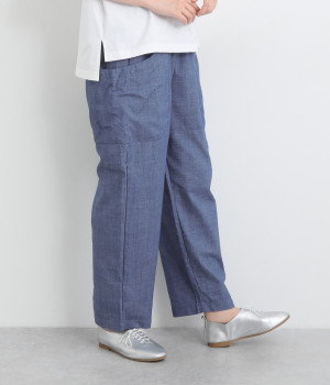 ライトデニム ガーデンパンツ(ブルー-ONESIZE)