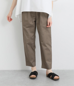 ストレッチツイル テーパードパンツ(トープ-ONESIZE)