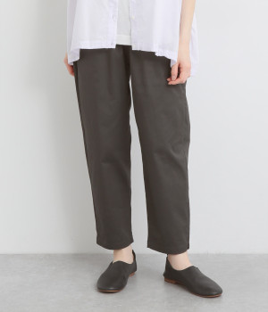 ストレッチツイル テーパードパンツ(チャコール-ONESIZE)