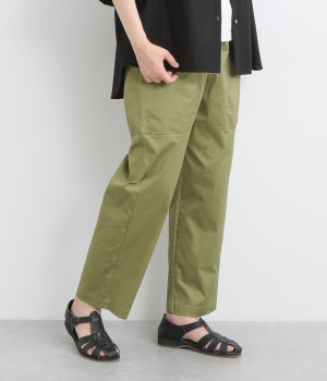 ストレッチツイル ガーデンパンツ(サージ-ONESIZE)