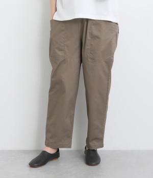 ストレッチツイル ガーデンパンツ(トープ-ONESIZE)