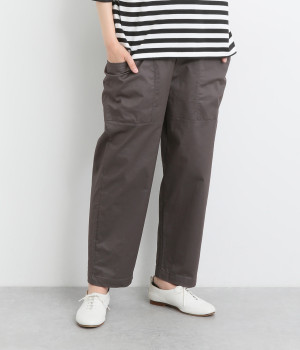 ストレッチツイル ガーデンパンツ(チャコール-ONESIZE)