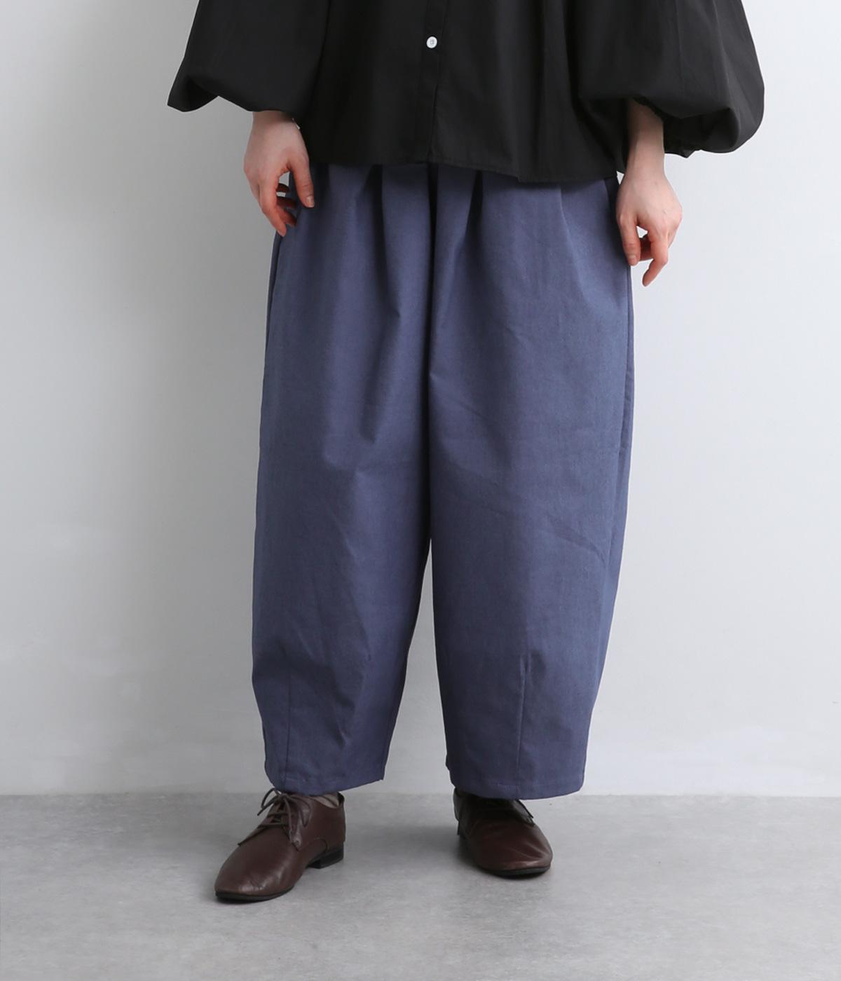 ワイドコクーンパンツ(ブルー-F)