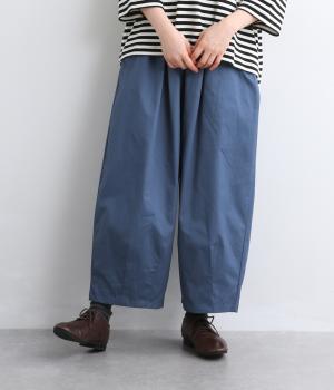 ワイドコクーンパンツ(ブルーグレー-F)
