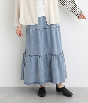 デニム ステップスカート(ブリーチ-ONESIZE)