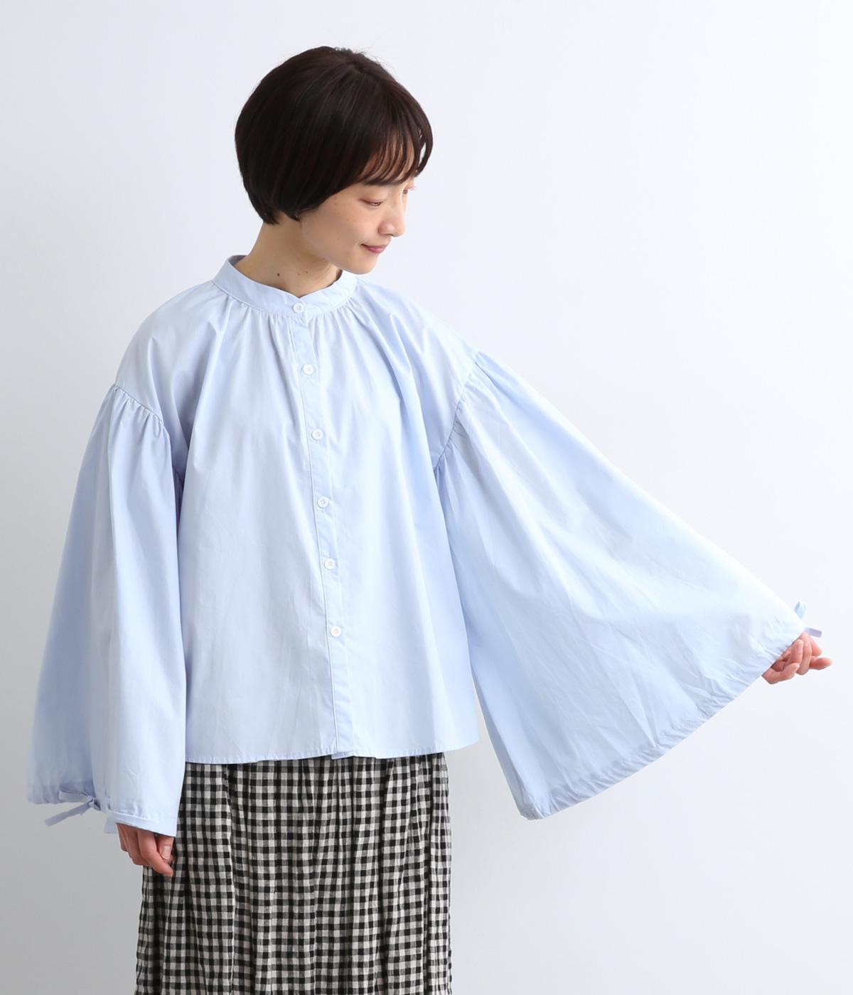 ファンスリーブシャツ(サックス-F)