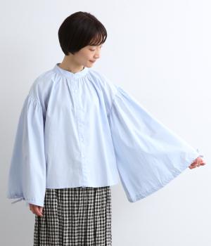 ファンスリーブシャツ(サックス-F)