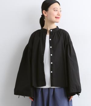 ファンスリーブシャツ(ブラック-F)