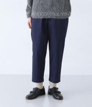 ストレッチツイルテーパードパンツ(ネイビー-F)