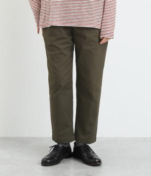 ストレッチツイルテーパードパンツ2(オリーブ-F)
