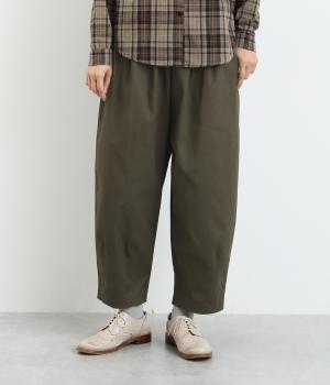 ストレッチツイルエッグパンツ(オリーブ-F)