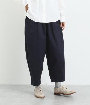 ストレッチツイルエッグパンツ(ダークネイビー-F)