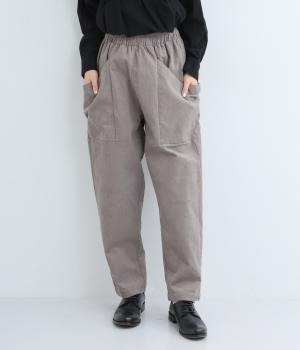 コットンコールガーデンパンツ(グレージュ-F)