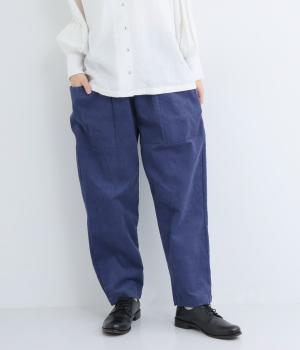 コットンコールガーデンパンツ(ネイビー-F)