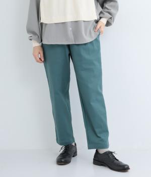 ストレッチツイルテーパードパンツ(ダークピーコック-F)