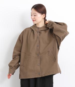 ショートパーカー(コーヒー-ONESIZE)