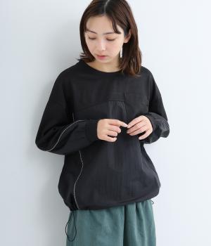 リップ切替プルオーバー(ブラック-F)