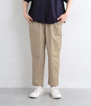 ストレッチツイルテーパードパンツ(ベージュ-F)