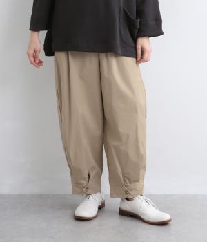 ストレッチツイルアンクルカフスパンツ(ベージュ-F)
