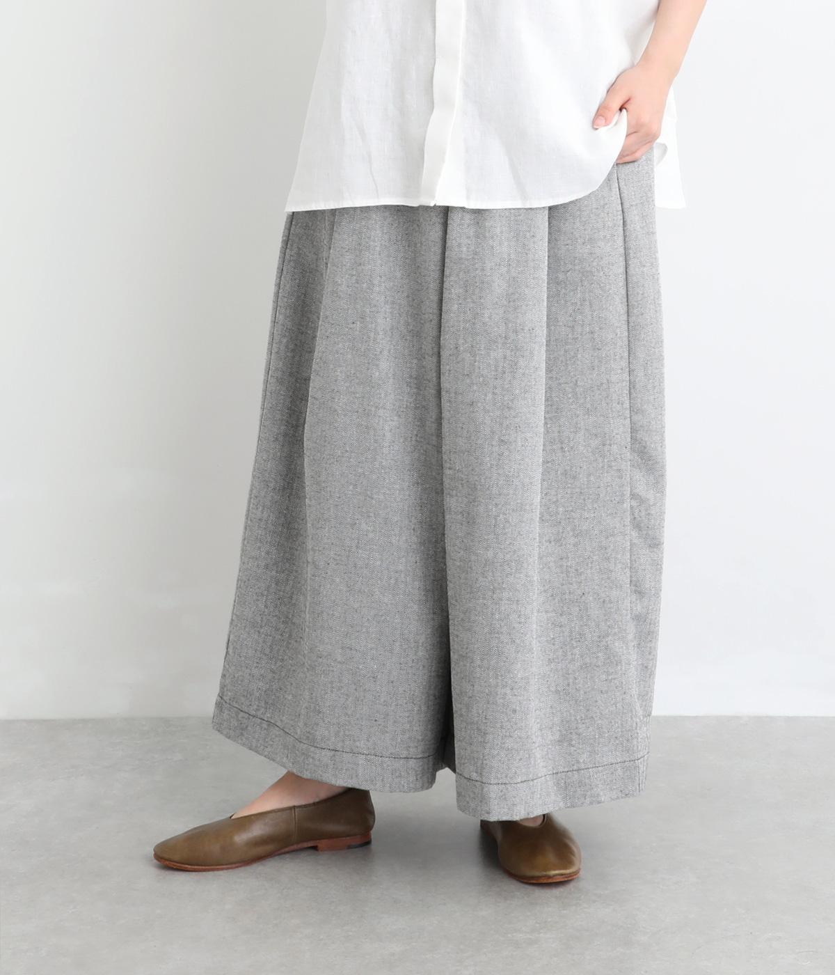 サマーヘリンボーンワイドタックパンツ｜C.L.N（シーエルエヌ）の商品詳細