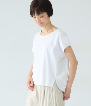 バックタックＴシャツ(オフホワイト-F)