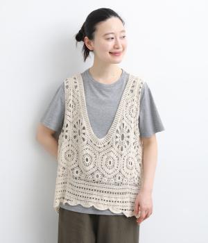 レースベスト(ナチュラル-F)