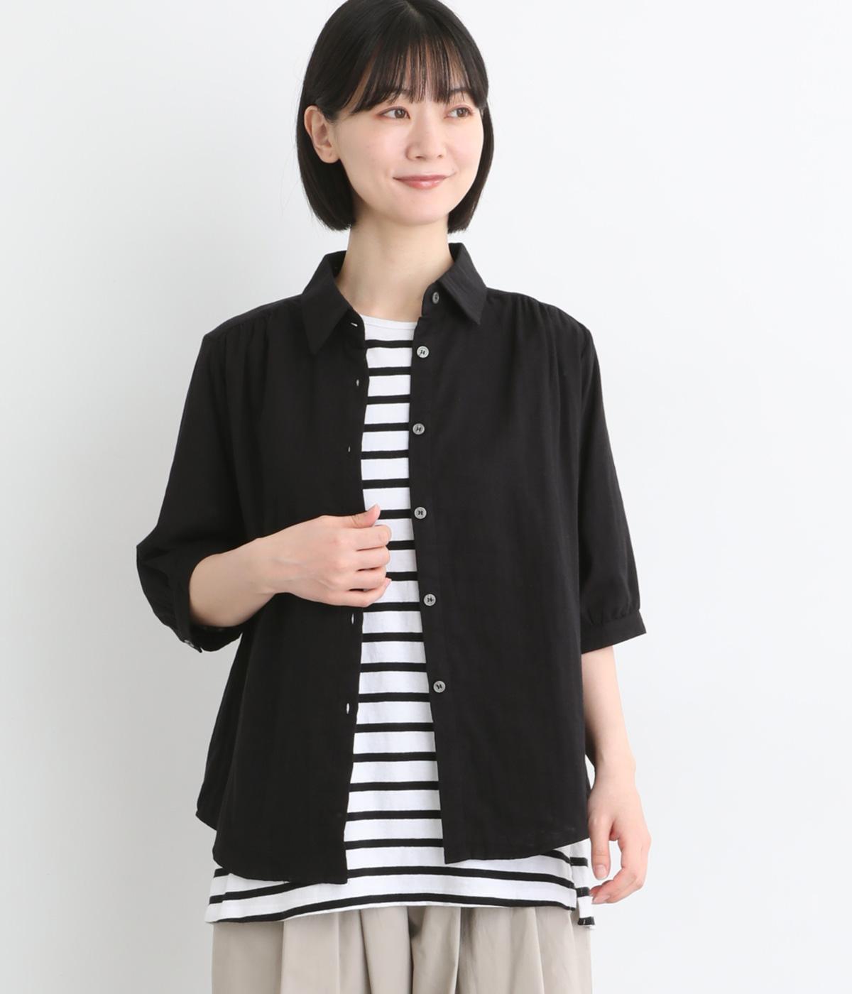 コットンダブルガーゼレギュラーシャツ｜C.L.N（シーエルエヌ）の商品詳細