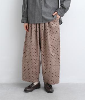 ワイドタックパンツ