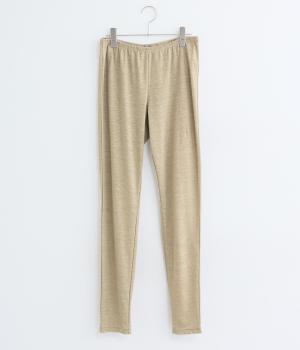 リネンジャージ レギンス(ベージュ-F)