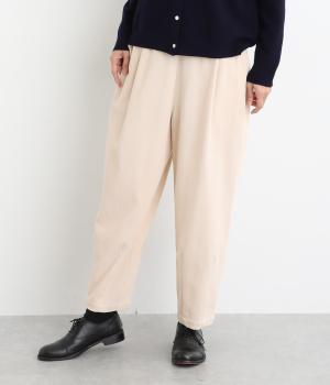 荒炊きコール天テーパードパンツ(オフホワイト-F)