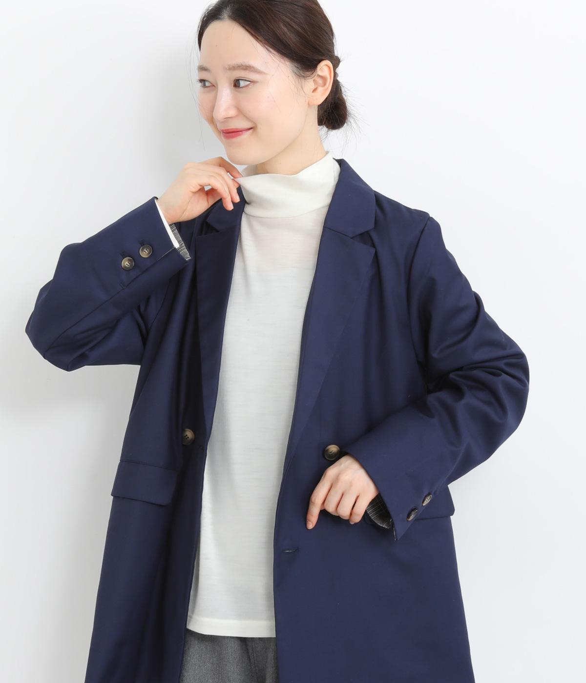 ウォッシャブルウールハイネックプルオーバー(オフホワイト-F)