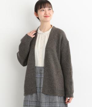 ウールネップカーディガン