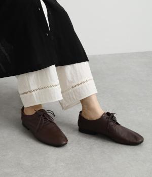 コットンガーゼオリーブオイル仕上げぺチパンツ(オフホワイト-F)