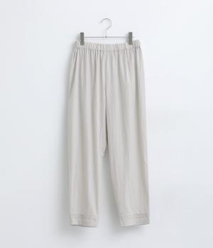 コットンローンタックペチパンツ(ライトグレー-F)