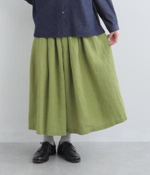 リトアニアリネンタックロングスカート