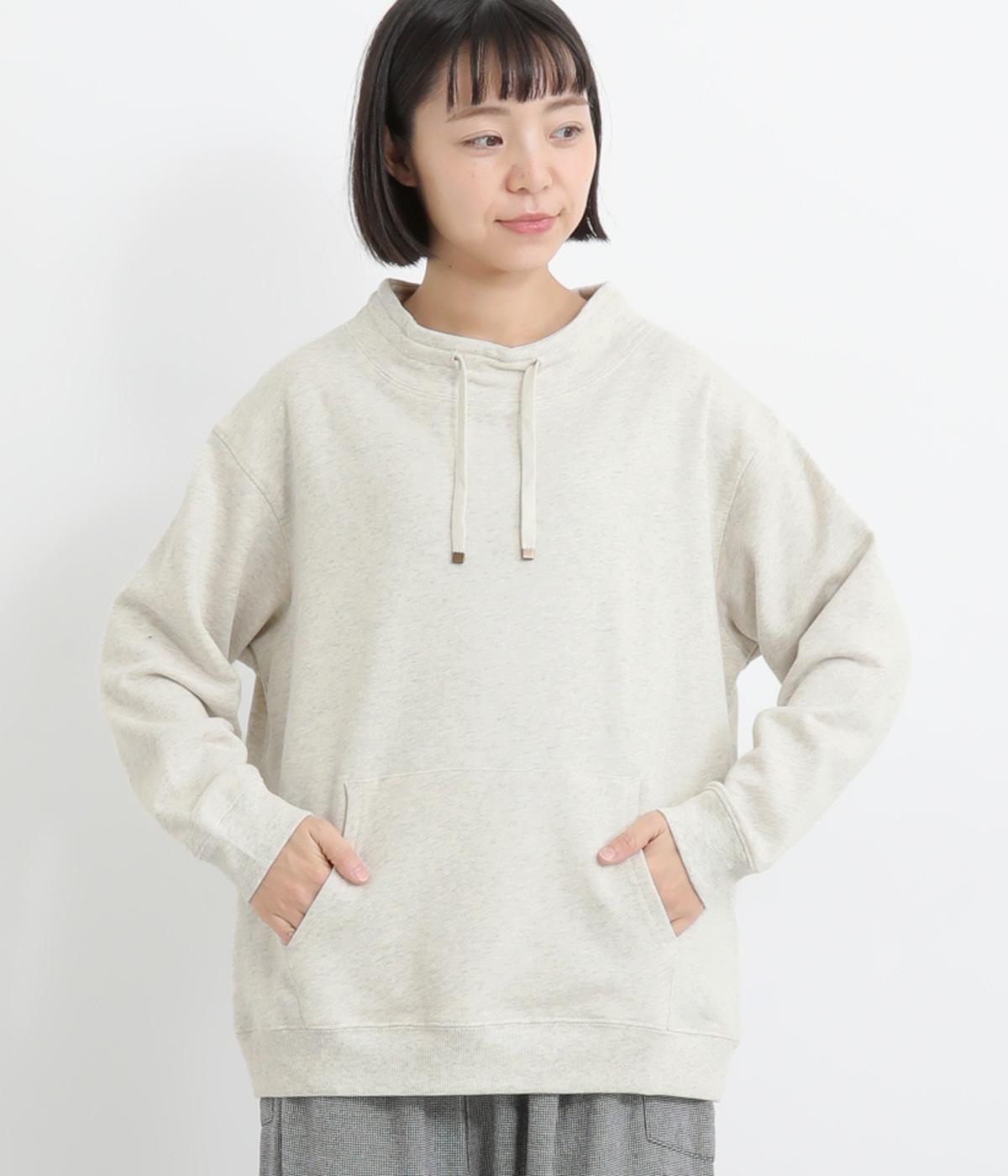 モックネックプルオーバー(アイボリー-F)