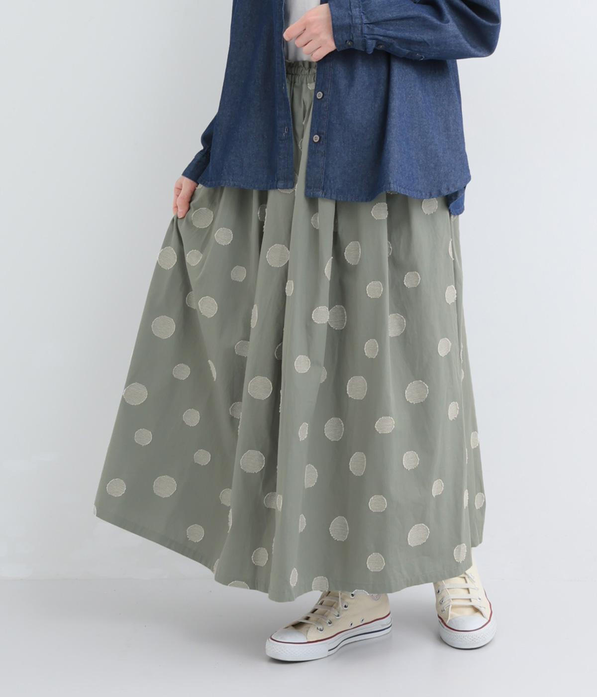 ランダムドット コットンタックスカート｜cloudnine（クラウドナイン